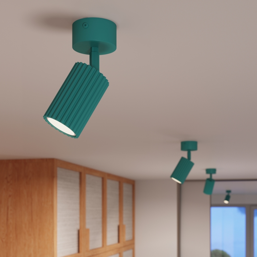 Brilagi - LED-spottvalgusti CRESTO 1xGU10/10W/230V türkiissinine