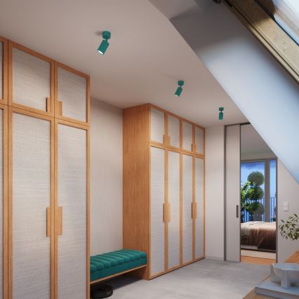 Brilagi - LED-spottvalgusti CRESTO 1xGU10/10W/230V türkiissinine