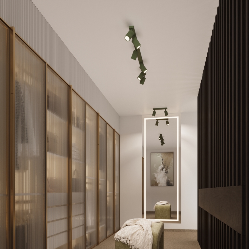 Brilagi - LED-spottvalgusti CRESTO 2xGU10/10W/230V roheline