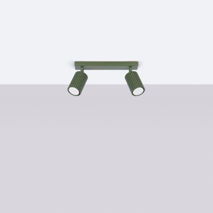 Brilagi - LED-spottvalgusti CRESTO 2xGU10/10W/230V roheline