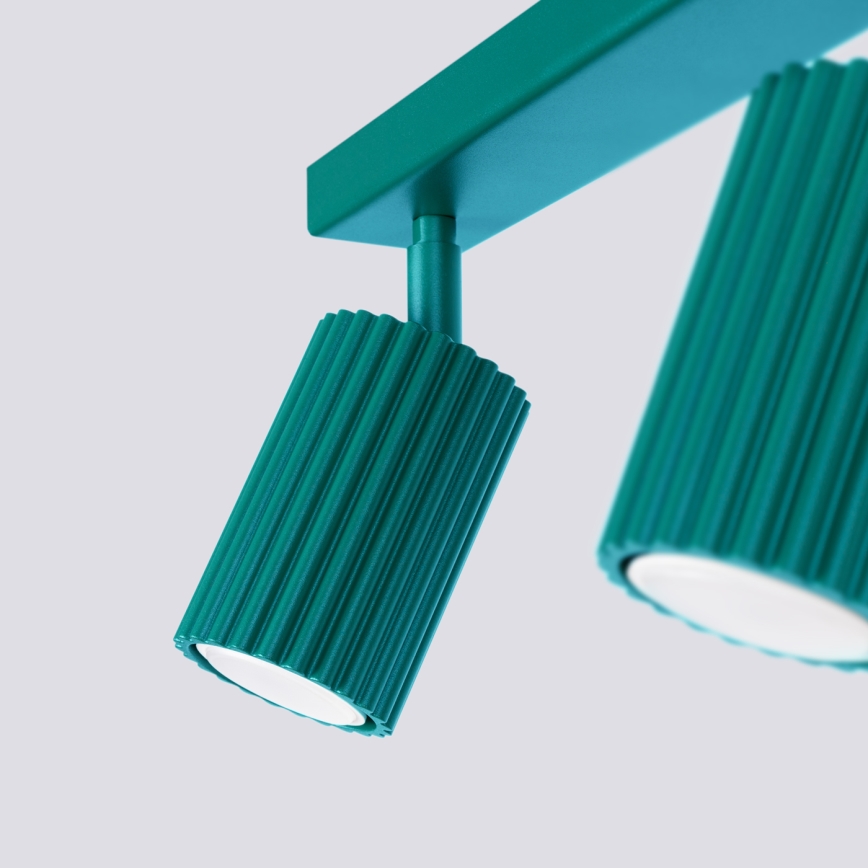 Brilagi - LED-spottvalgusti CRESTO 2xGU10/10W/230V türkiissinine