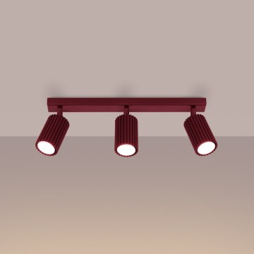 Brilagi - LED spottvalgusti CRESTO 3xGU10/10W/230V bordoopunane