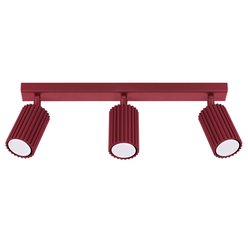 Brilagi - LED spottvalgusti CRESTO 3xGU10/10W/230V bordoopunane