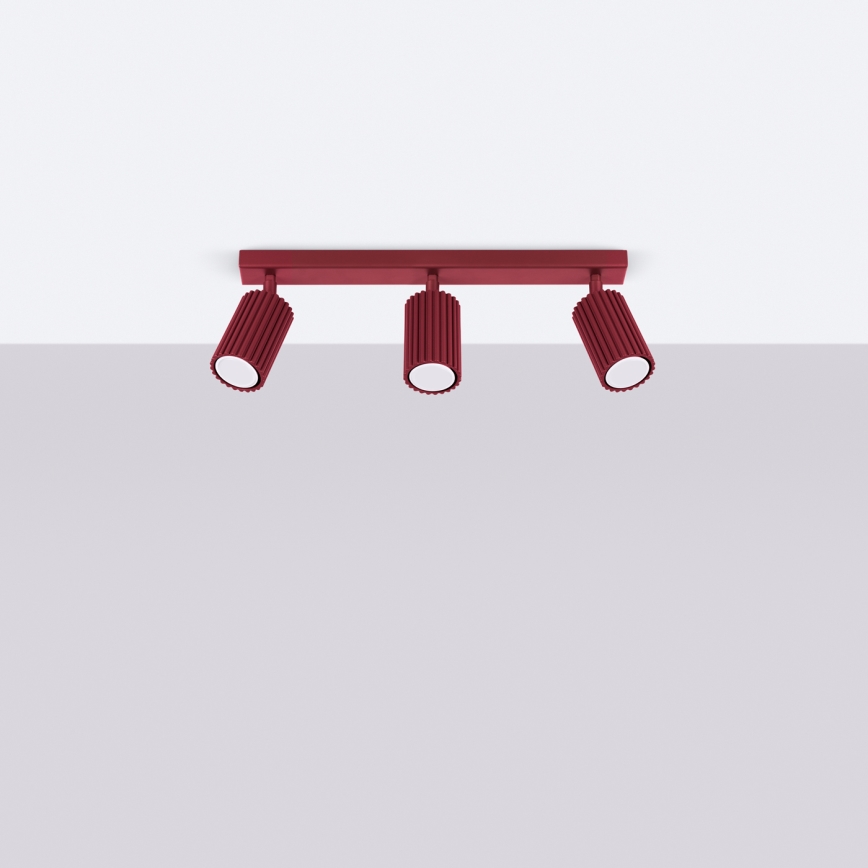 Brilagi - LED spottvalgusti CRESTO 3xGU10/10W/230V bordoopunane