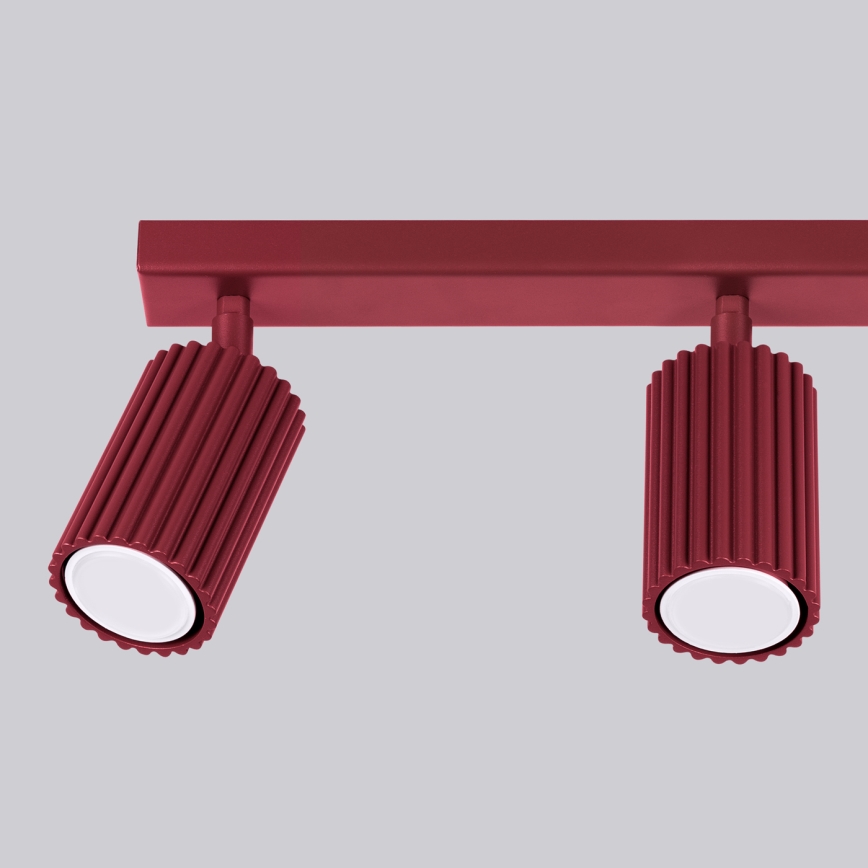 Brilagi - LED spottvalgusti CRESTO 3xGU10/10W/230V bordoopunane