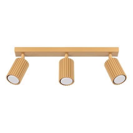 Brilagi - LED-spottvalgusti CRESTO 3xGU10/10W/230V kuldne