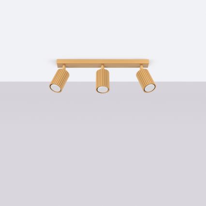 Brilagi - LED-spottvalgusti CRESTO 3xGU10/10W/230V kuldne