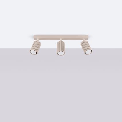 Brilagi - LED-spottvalgusti CRESTO 3xGU10/10W/230V tuhkbeež