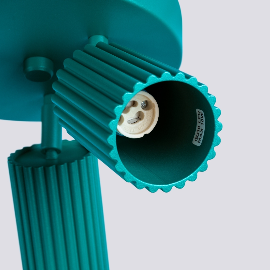 Brilagi - LED-spottvalgusti CRESTO 3xGU10/10W/230V türkiissinine