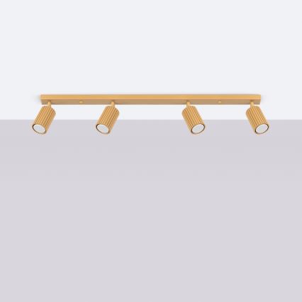 Brilagi - LED-spottvalgusti CRESTO 4xGU10/10W/230V kuldne