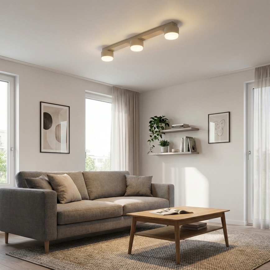 Brilagi - LED-spottvalgusti MONO 3xGX53/12W/230V beež