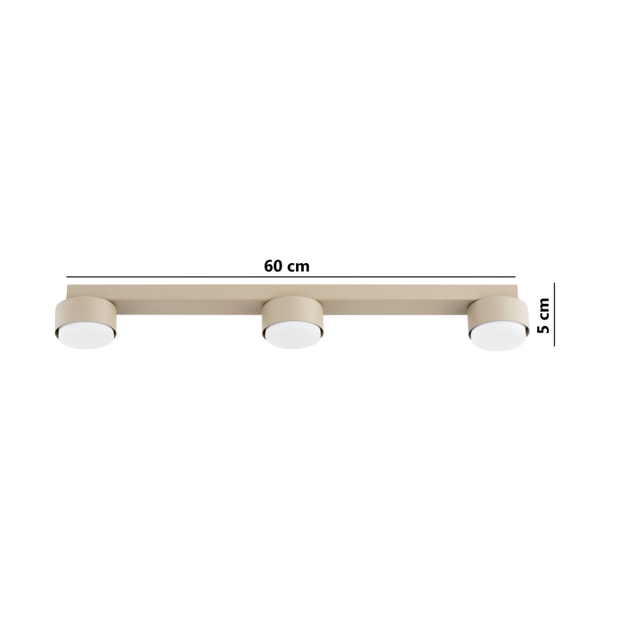 Brilagi - LED-spottvalgusti MONO 3xGX53/12W/230V beež
