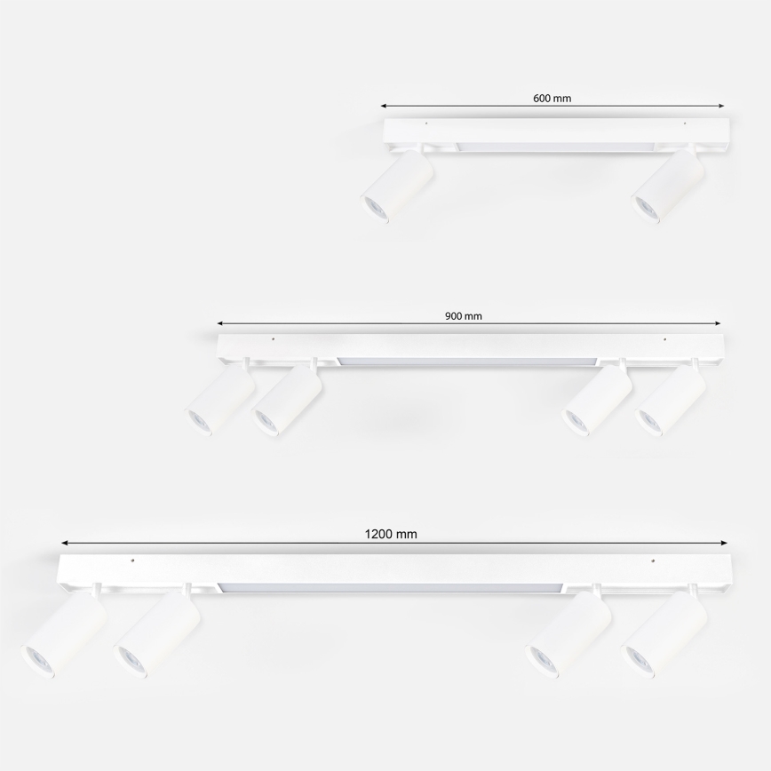 Brilagi - LED-spottvalgusti SELE 4xGU10/30W/230V + LED/20W valge