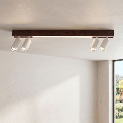 BRILAGI - LED-spottvalgusti SELE 4xGU10/30W/230V + LED/20W valge/kirsikaunistus