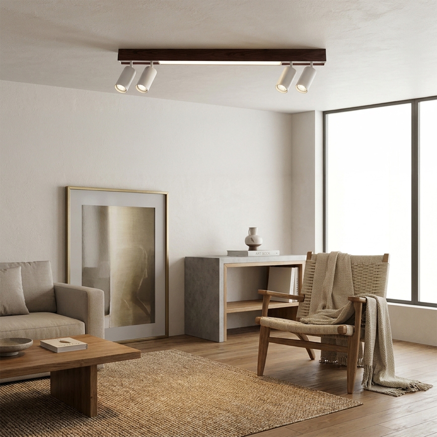 BRILAGI - LED-spottvalgusti SELE 4xGU10/30W/230V + LED/20W valge/kirsikaunistus