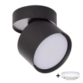 BRILAGI - LED spottvalgusti SMOOTH TILTY 1xGX53/15W/230V must