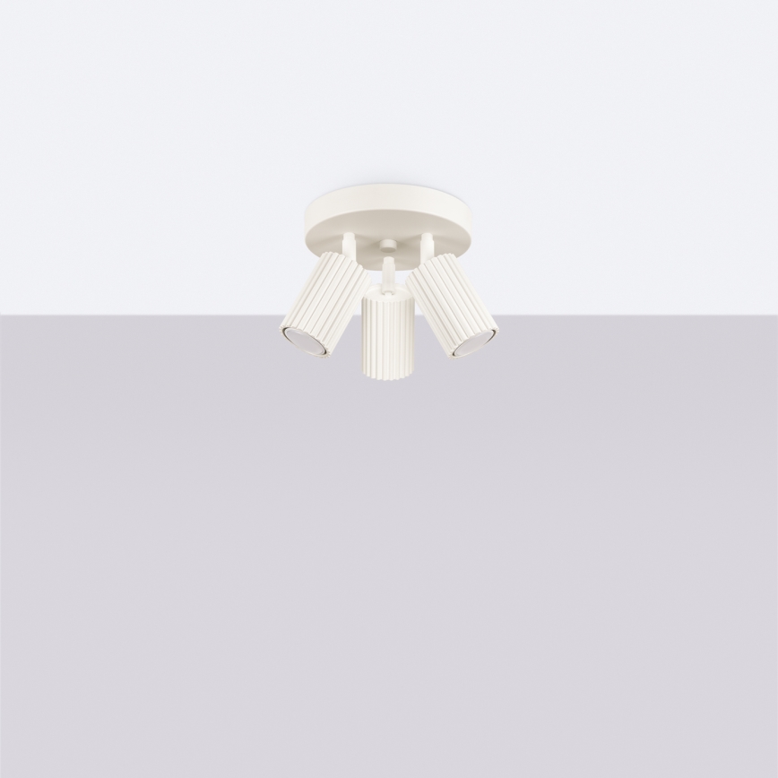 Brilagi - LED-spotvalgusti CRESTO 3xGU10/10W/230V kreemjas