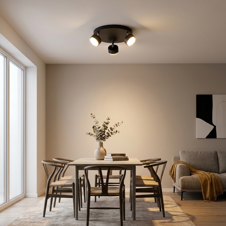 BRILAGI - LED spotvalgusti MONO 3xGX53/30W/230V must