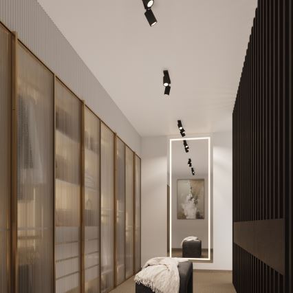 Brilagi - LED suunatav laevalgusti CRESTO 2xGU10/10W/230V must