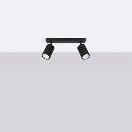 Brilagi - LED suunatav laevalgusti CRESTO 2xGU10/10W/230V must