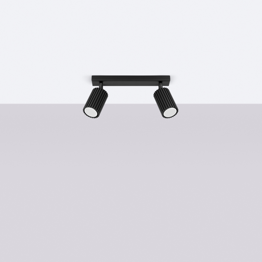 Brilagi - LED suunatav laevalgusti CRESTO 2xGU10/10W/230V must