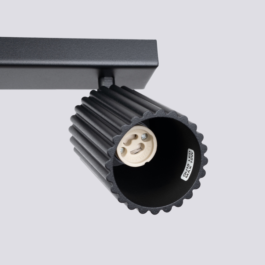 Brilagi - LED suunatav laevalgusti CRESTO 2xGU10/10W/230V must