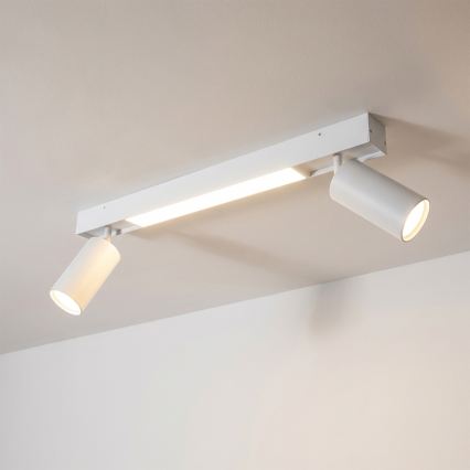 Brilagi - LED suunatav laevalgusti SELE 2xGU10/30W/230V + LED/15W valge