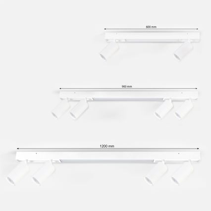 Brilagi - LED suunatav laevalgusti SELE 2xGU10/30W/230V + LED/15W valge