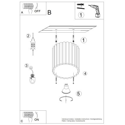 Brilagi - LED suunav laevalgusti SFERA 1xGU10/10W/230V Ø 10 cm roosa