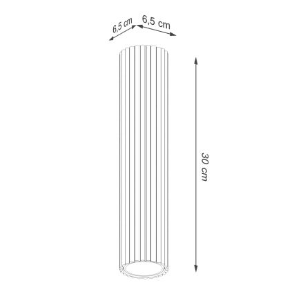 BRILAGI - LED suunav valgusti CRESTO 1xGU10/10W/230V 30 cm oranž