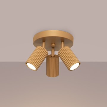 Brilagi - LED suunav valgusti CRESTO 3xGU10/10W/230V, kuldne