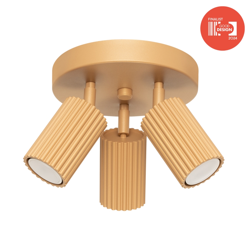 Brilagi - LED suunav valgusti CRESTO 3xGU10/10W/230V, kuldne