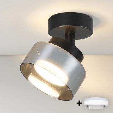 Brilagi - LED suunavalgusti AURA LUX 1xGX53/30W/230V läbimõõt 13 cm must/suitsune