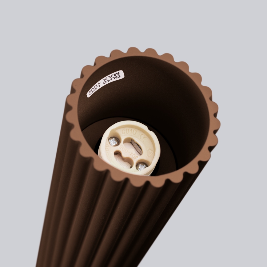 Brilagi - LED suunavalgusti CRESTO 1xGU10/10W/230V 10 cm pruun