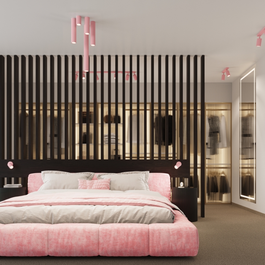 Brilagi - LED suunavalgusti CRESTO 1xGU10/10W/230V 10 cm roosa