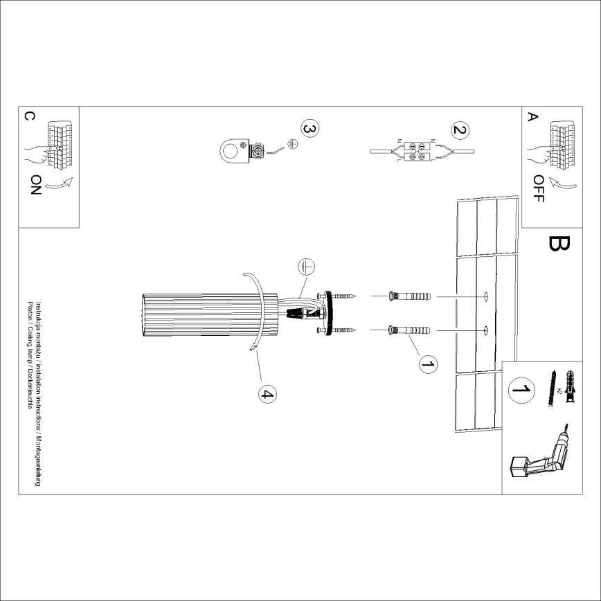 Brilagi - LED suunavalgusti CRESTO 1xGU10/10W/230V 20 cm punane