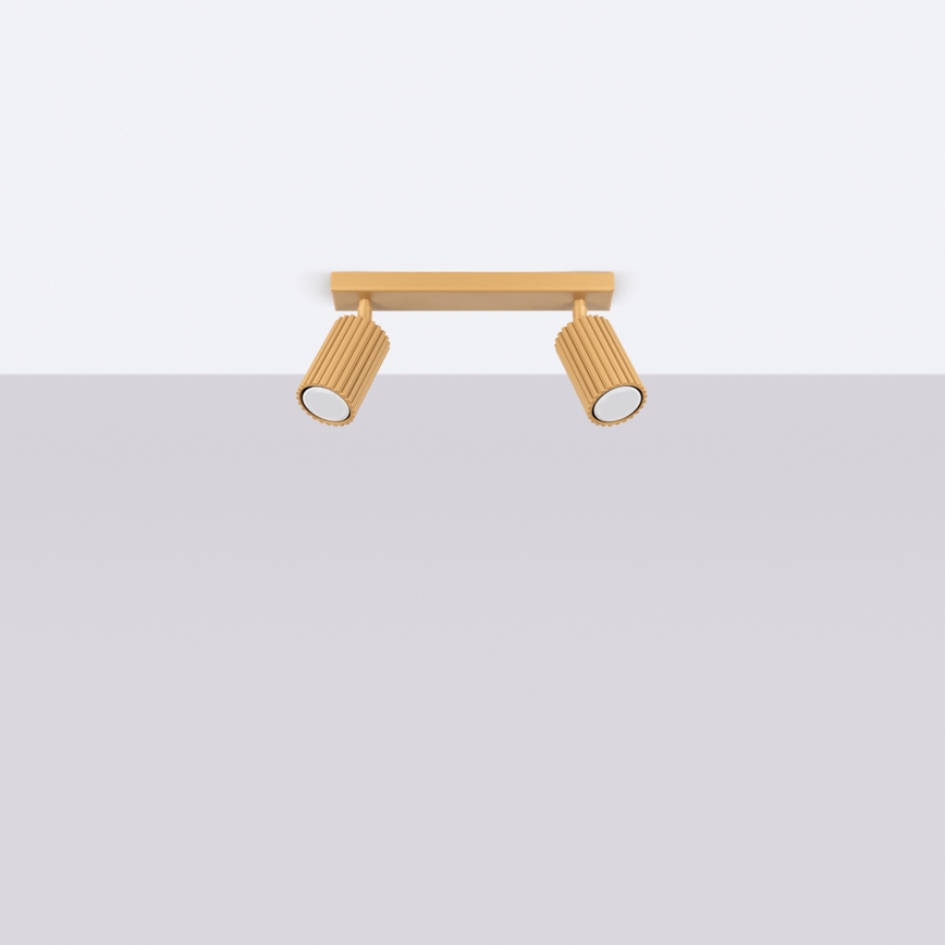 Brilagi - LED suunavalgusti CRESTO 2xGU10/10W/230V kuldne