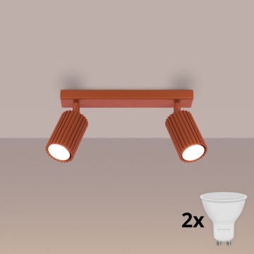BRILAGI - LED-suunavalgusti CRESTO 2xGU10/10W/230V oranž