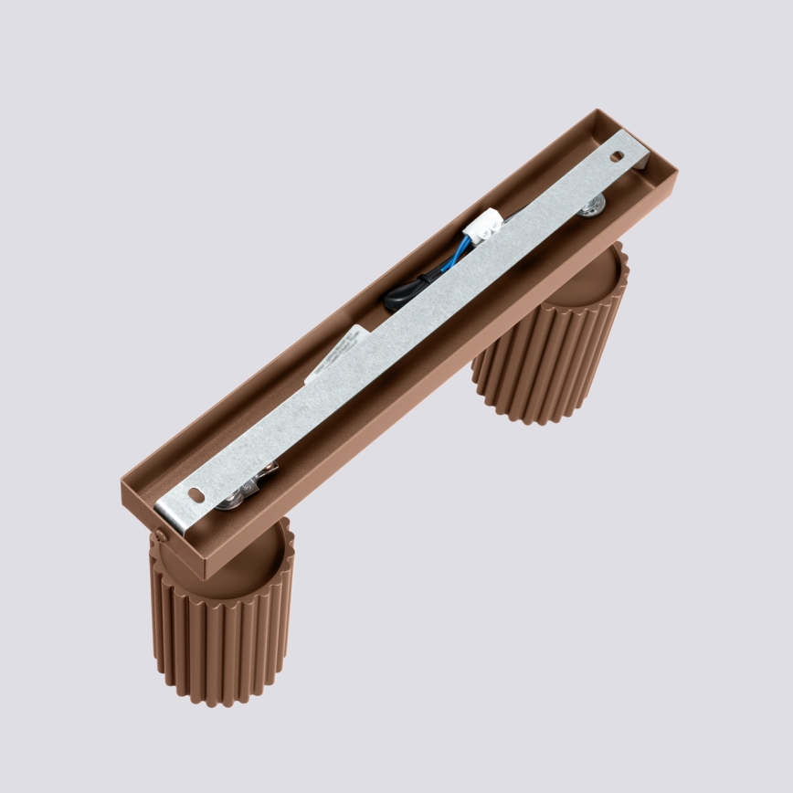 Brilagi - LED suunavalgusti CRESTO 2xGU10/10W/230V pruun