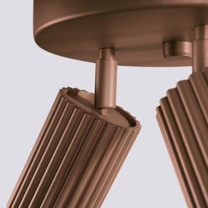 Brilagi - LED suunavalgusti CRESTO 3xGU10/10W/230V pruun