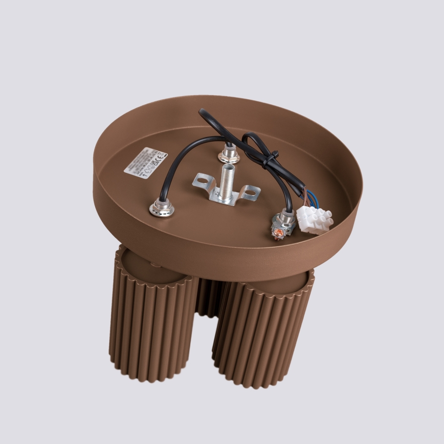 Brilagi - LED suunavalgusti CRESTO 3xGU10/10W/230V pruun