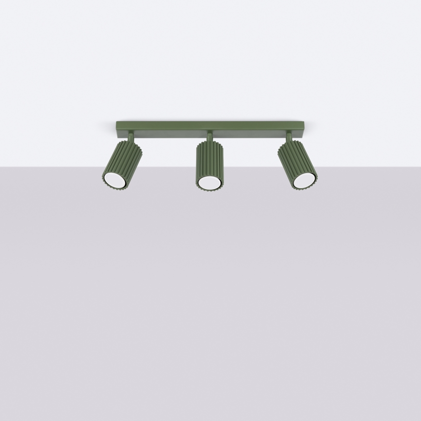 Brilagi - LED suunavalgusti CRESTO 3xGU10/10W/230V roheline