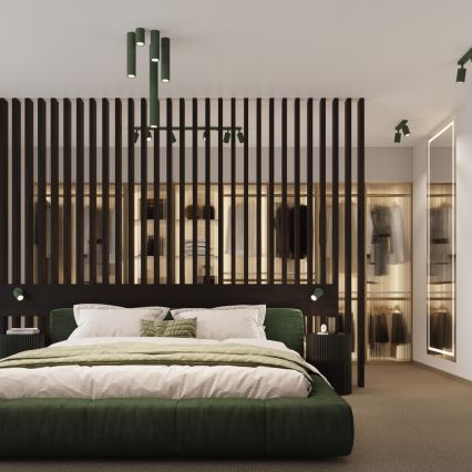 Brilagi - LED suunavalgusti CRESTO 3xGU10/10W/230V roheline