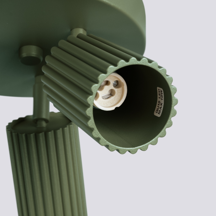 Brilagi - LED suunavalgusti CRESTO 3xGU10/10W/230V roheline