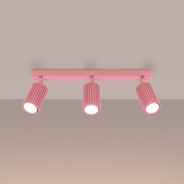 Brilagi - LED suunavalgusti CRESTO 3xGU10/10W/230V roosa