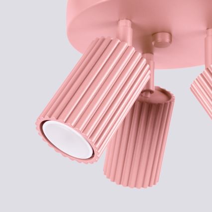 Brilagi - LED suunavalgusti CRESTO 3xGU10/10W/230V roosa