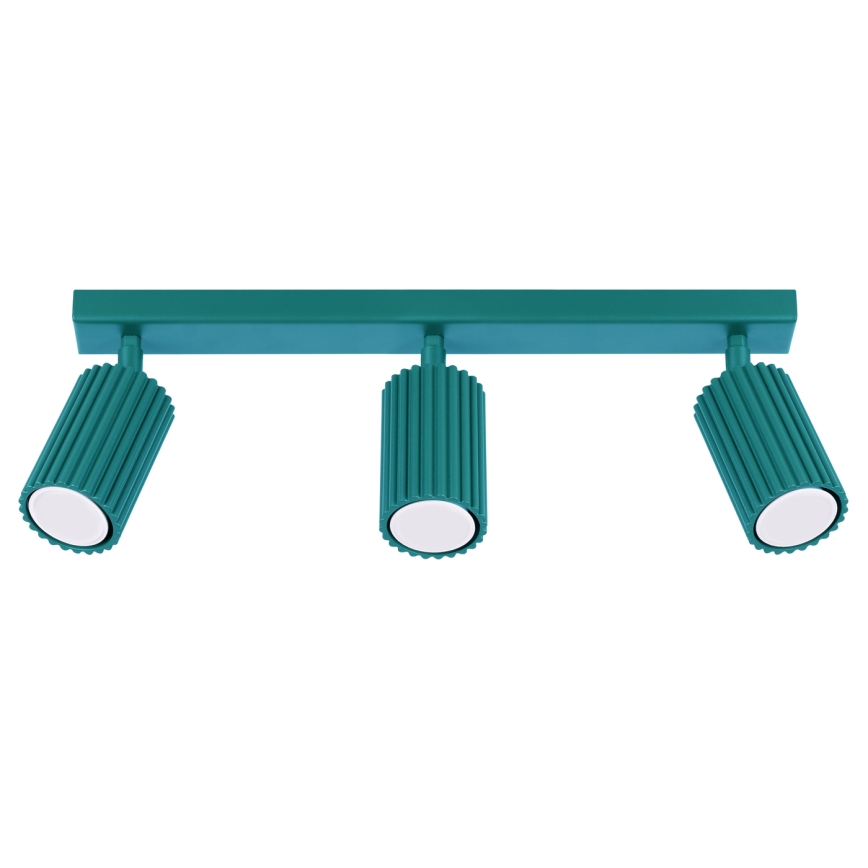 Brilagi - LED suunavalgusti CRESTO 3xGU10/10W/230V türkiissinine