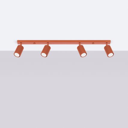 Brilagi - LED suunavalgusti CRESTO 4xGU10/10W/230V punane