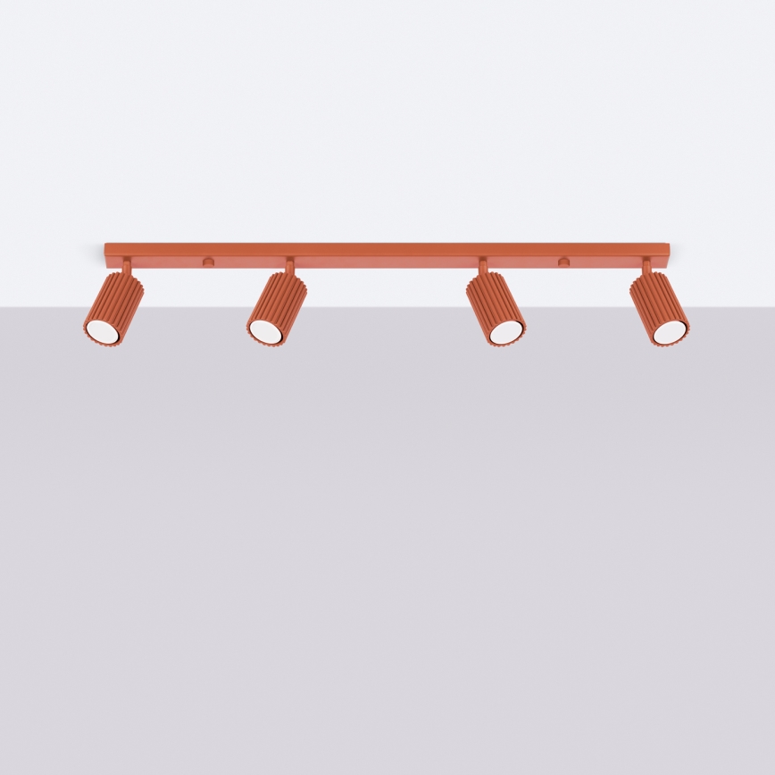 Brilagi - LED suunavalgusti CRESTO 4xGU10/10W/230V punane