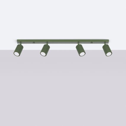 Brilagi - LED suunavalgusti CRESTO 4xGU10/10W/230V roheline